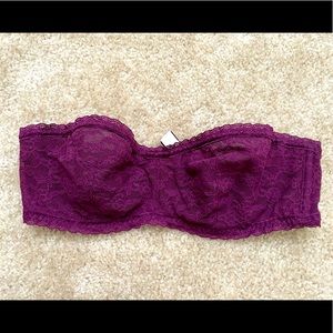 Victoria’s Secret Lacy Bandeau Bra